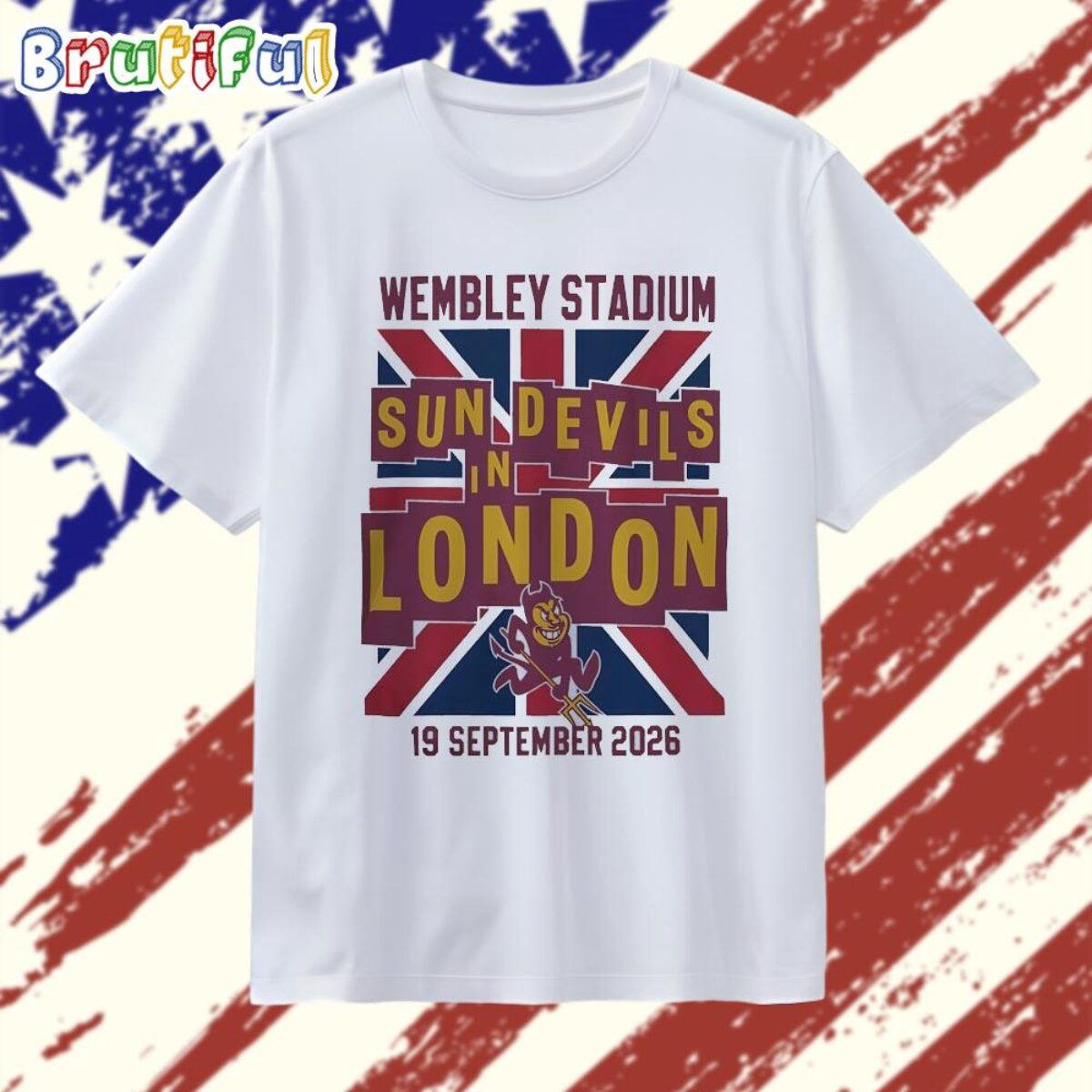 Arizona State Sun Devils London Game Wembley Stadium Sep 19 2026 T