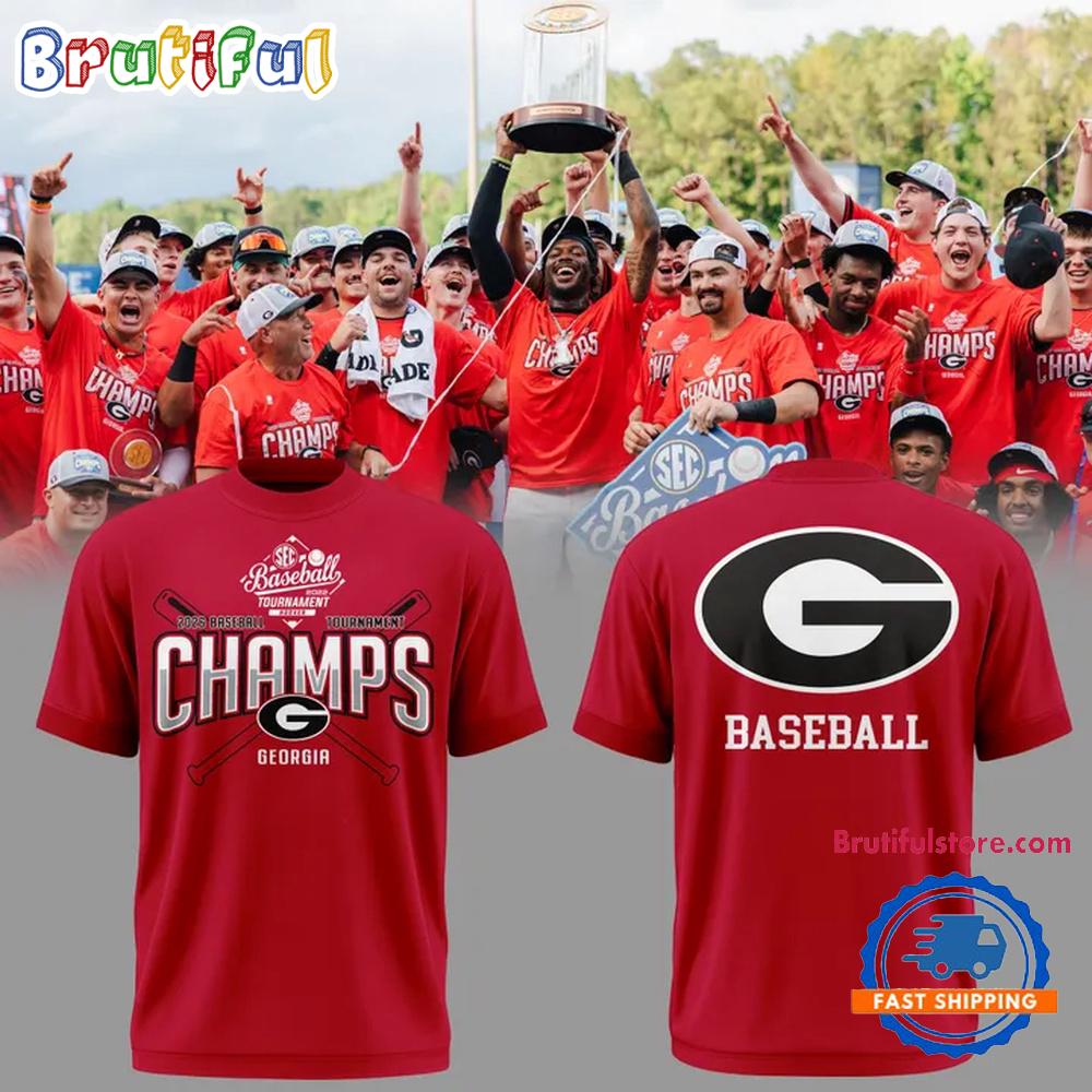 Georgia Bulldogs 2026 SEC Baseball Tournament Champions All Over Print Shirt Georgia Bulldogs 2026 SEC Baseball Tournament Champions All Over Print Shirt