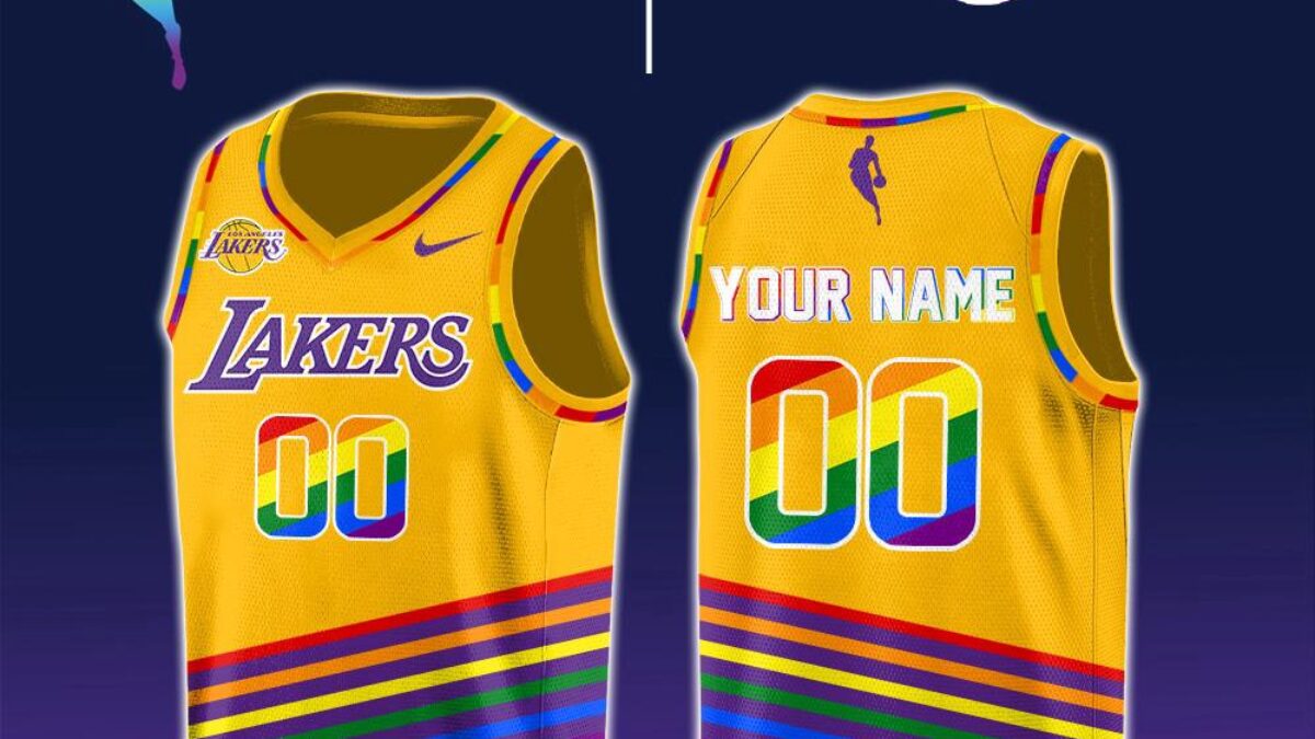 Los Angeles Lakers 2026 NBA x Pride Day Limited Edition Basketball