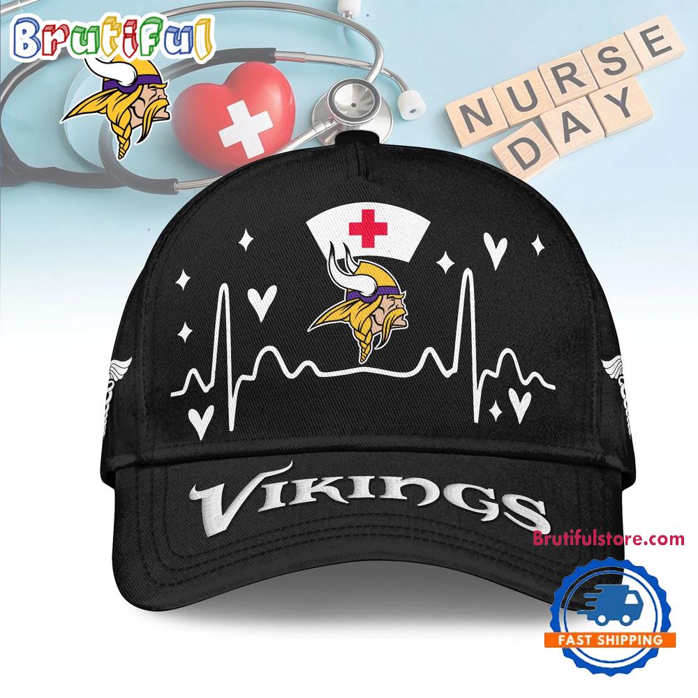 Minnesota Vikings 2026 NFL Nurse Vibes Classic Cap Minnesota Vikings 2026 NFL Nurse Vibes Classic Cap