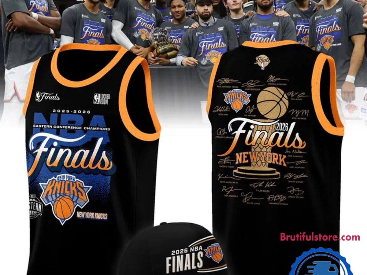New York Knicks 2026 Eastern Conference Champions Locker Room