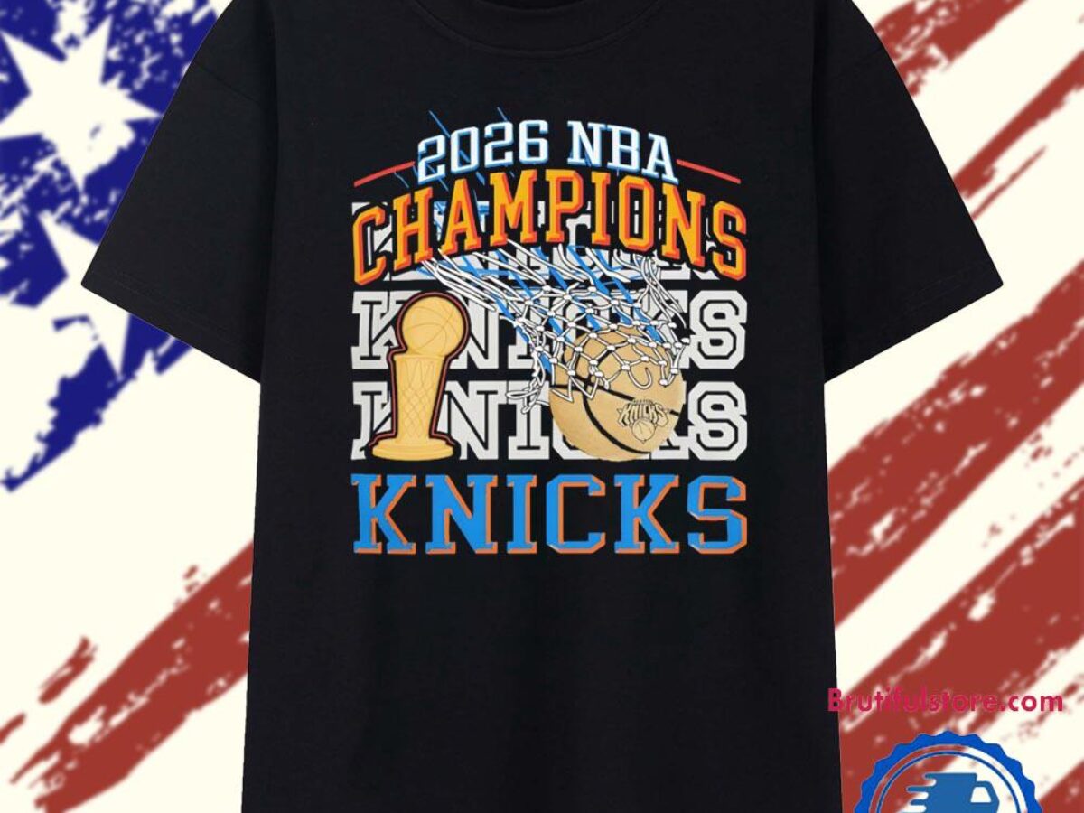 New York Knicks 2026 NBA Champions Basketball Net T Shirt