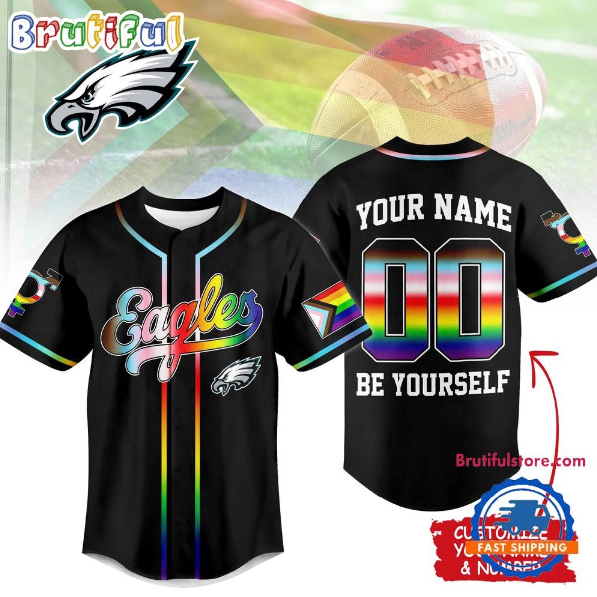 Philadelphia Eagles 2026 NFL Pride Month Limited Edition Baseball