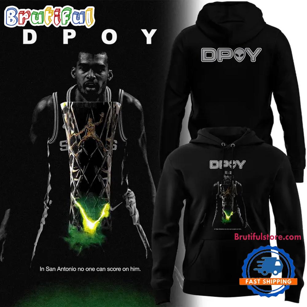 San Antonio Spurs Victor Wembanyama DPOY Hoodie San Antonio Spurs Victor Wembanyama DPOY Hoodie