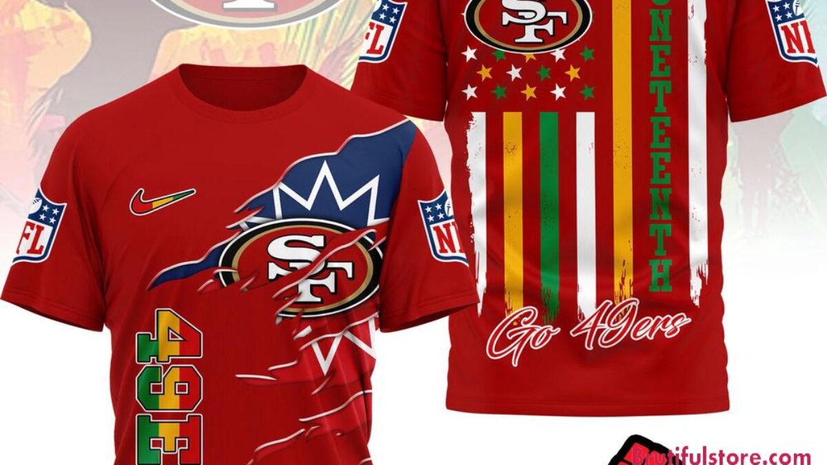San Francisco 49ers 2026 NFL Juneteenth Freedom Limited Edition 3D