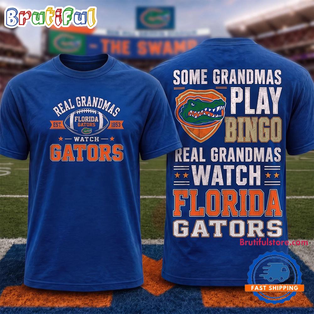 Florida Gators NCAA Real Grandma Team Unisex 3D Shirt Florida Gators NCAA Real Grandma Team Unisex 3D Shirt