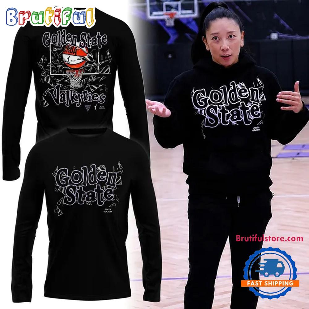 Head Coach Natalie Nakase Golden State Valkyries 2026 Exclusive Long Sleeve Shirt Head Coach Natalie Nakase Golden State Valkyries 2026 Exclusive Long Sleeve Shirt