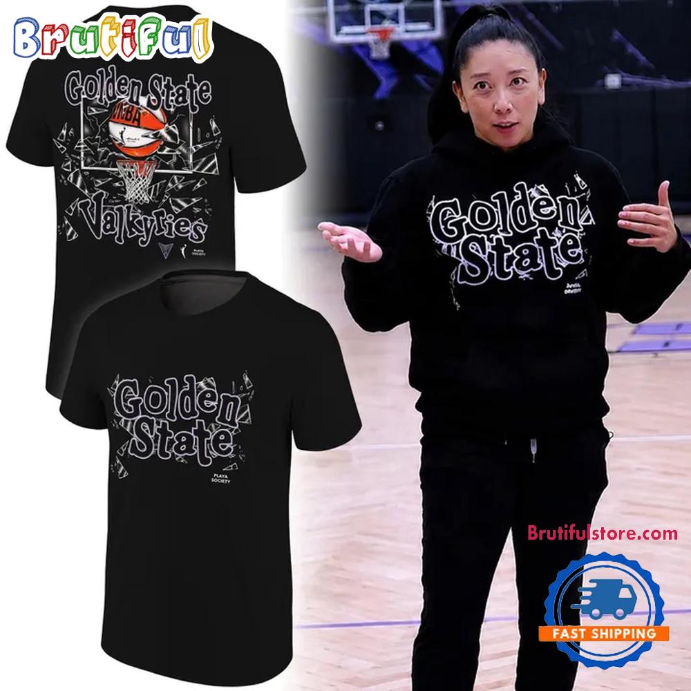 Head Coach Natalie Nakase Golden State Valkyries 2026 Exclusive T Shirt Head Coach Natalie Nakase Golden State Valkyries 2026 Exclusive T Shirt