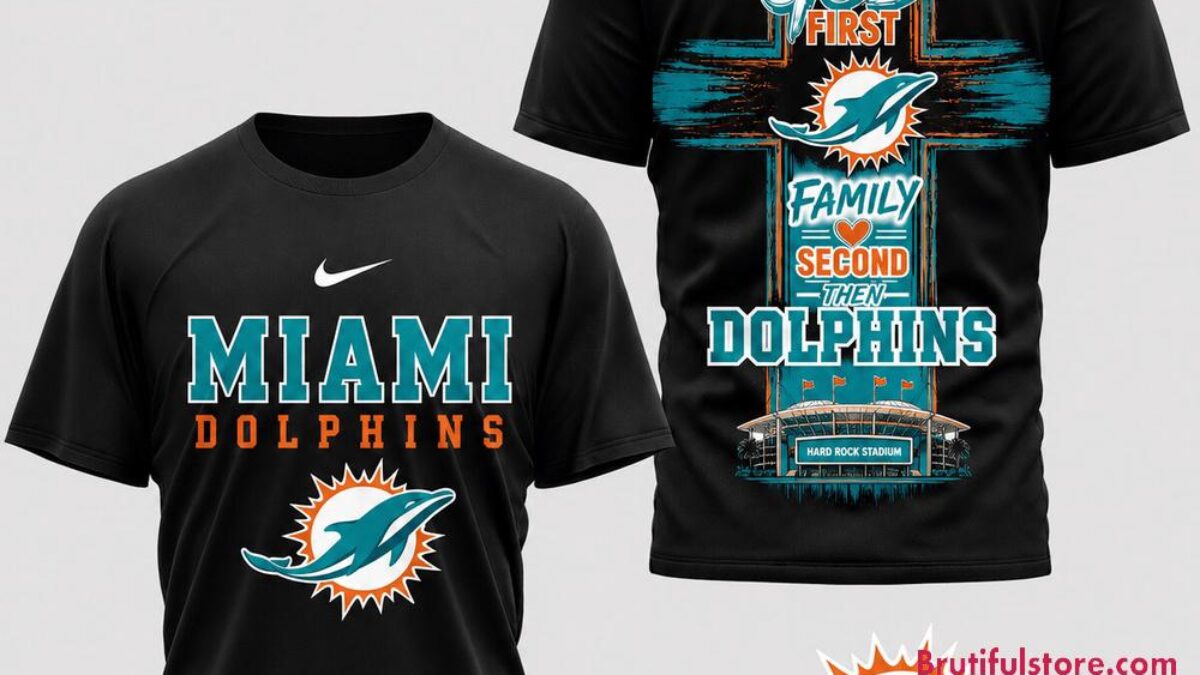 Miami Dolphins NFL Faith Family Team Pride 3D T Shirt
