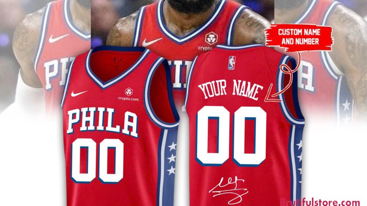 Philadelphia 76ers LeBron James Signed 2026 Custom Name & Number
