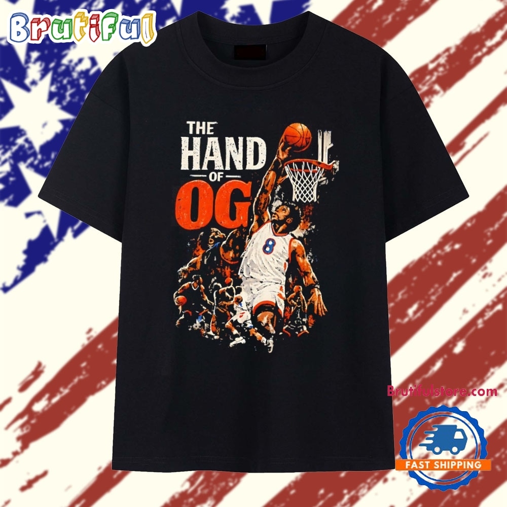 The Hand of OG Basketball Player Number 8 T Shirt The Hand of OG Basketball Player Number 8 T Shirt