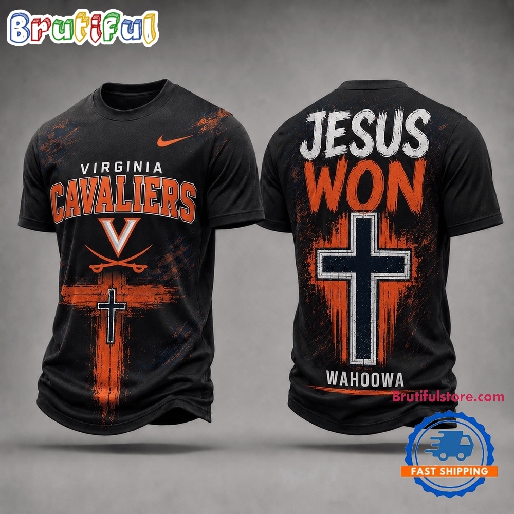 Virginia Cavaliers NCAA Jesus Won New Design 3D Shirt Virginia Cavaliers NCAA Jesus Won New Design 3D Shirt