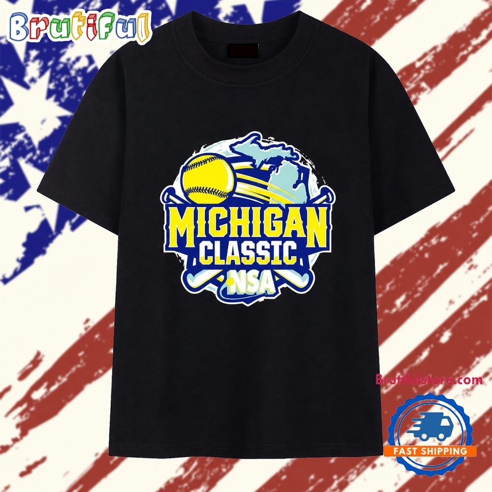 2026 NSA Michigan Classic Fastpitch Tournament T Shirt 2026 NSA Michigan Classic Fastpitch Tournament T Shirt