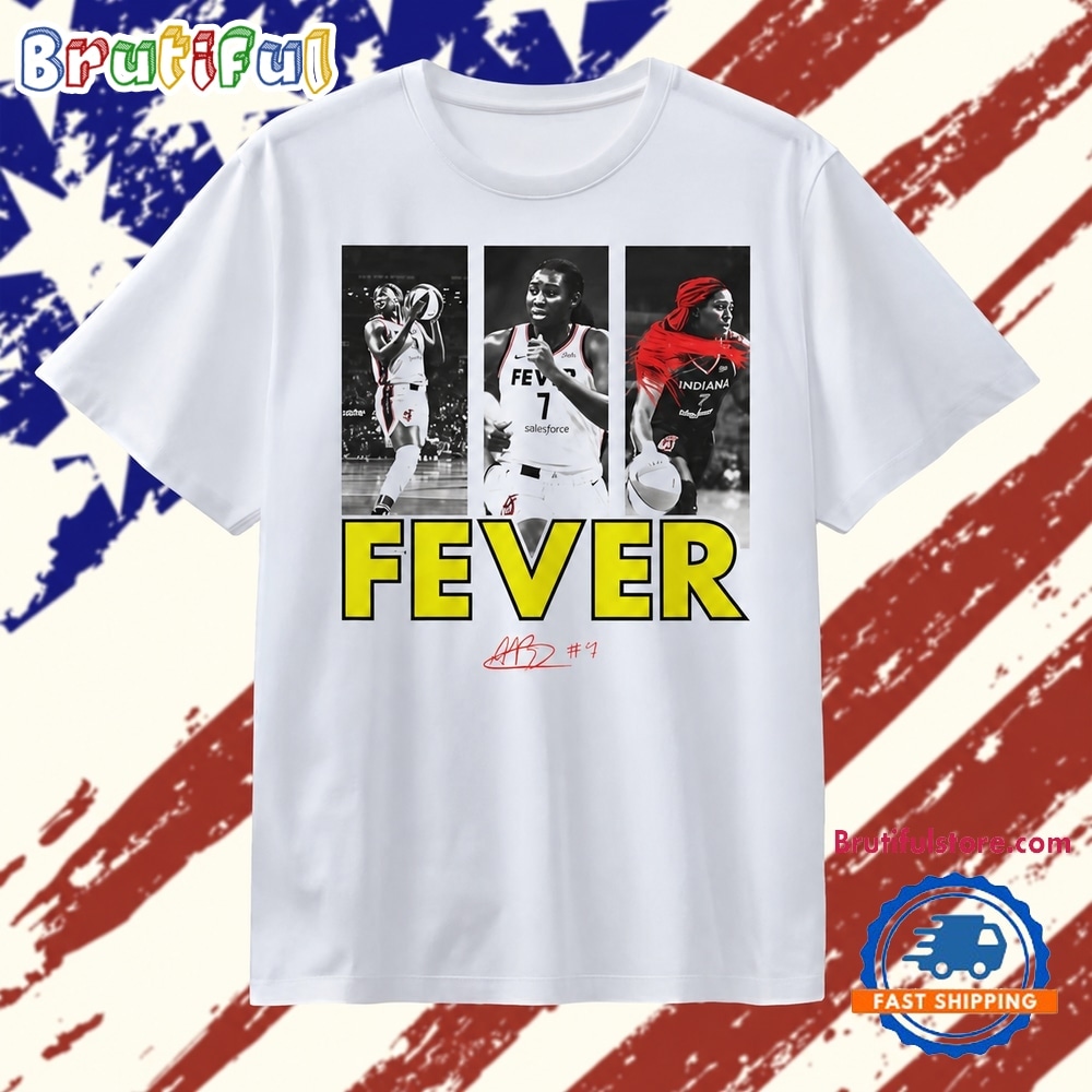 Aliyah Boston Indiana Fever Signature WNBA T Shirt Aliyah Boston Indiana Fever Signature WNBA T Shirt