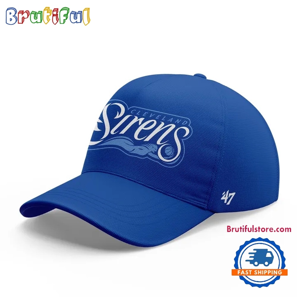 Cleveland Sirens 2028 WNBA Primary Logo Blue Cap Cleveland Sirens 2028 WNBA Primary Logo Blue Cap