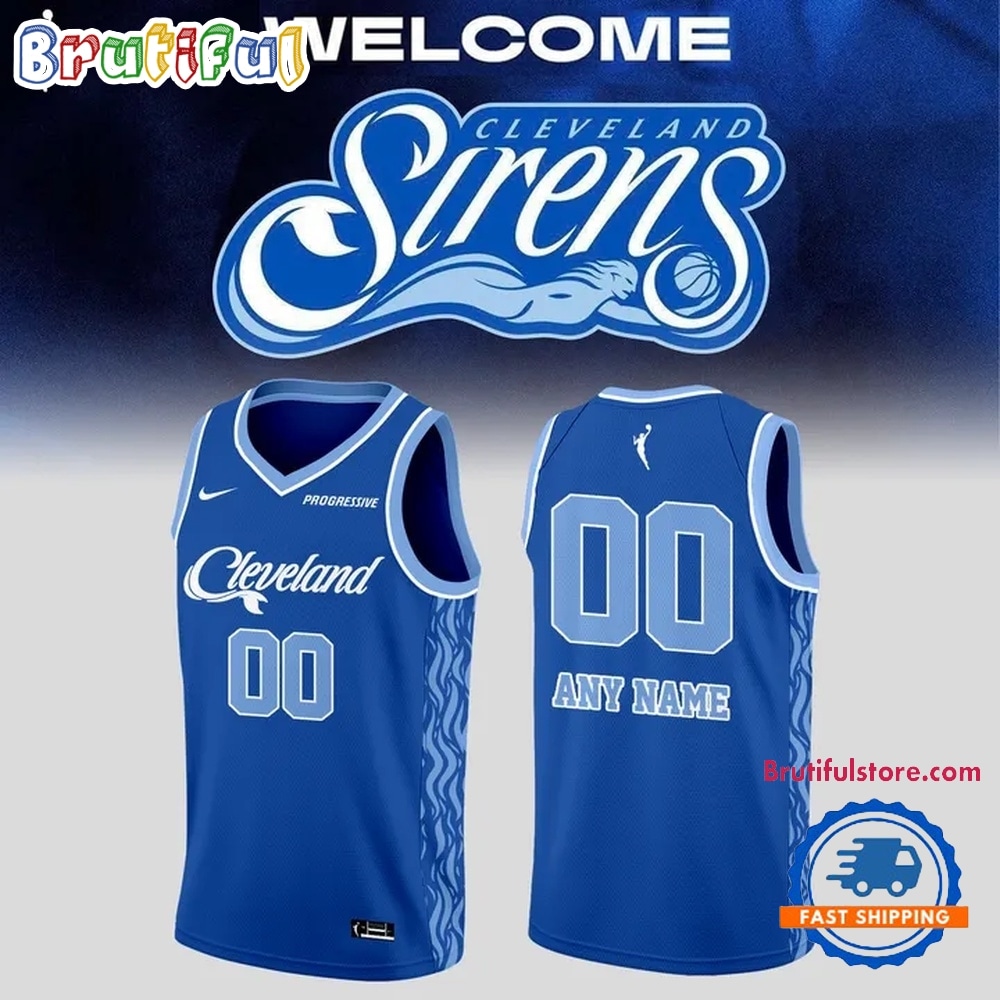 Cleveland Sirens Primary Logo 2026 Personalized Basketball Jersey Cleveland Sirens Primary Logo 2026 Personalized Basketball Jersey