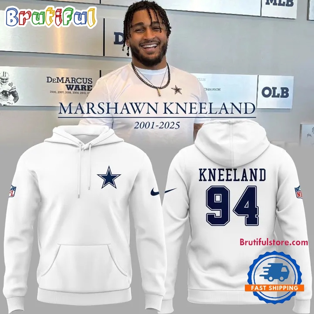 Dallas Cowboys In Memoriam Marshawn Kneeland White Hoodie Shirt Dallas Cowboys In Memoriam Marshawn Kneeland White Hoodie Shirt