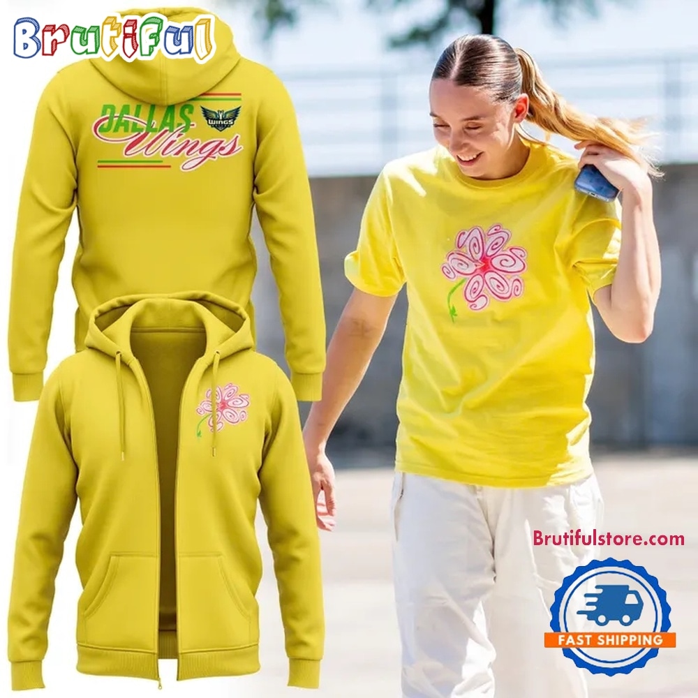 Dallas Wings S Flower 2026 Limited Edition Zipper Hoodie Dallas Wings S Flower 2026 Limited Edition Zipper Hoodie