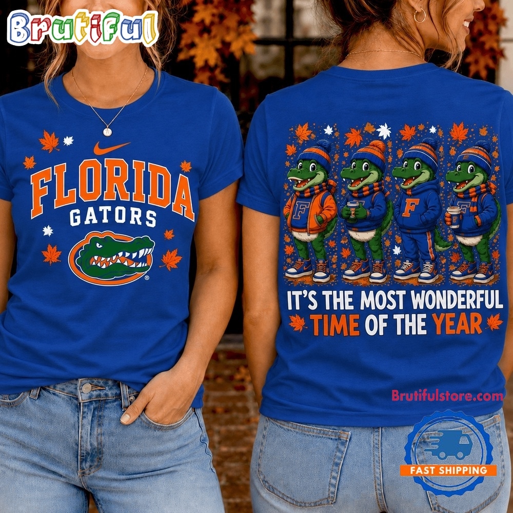 Florida Gators 2026 NCAA Autumn Festive Cheer T Shirt Florida Gators 2026 NCAA Autumn Festive Cheer T Shirt