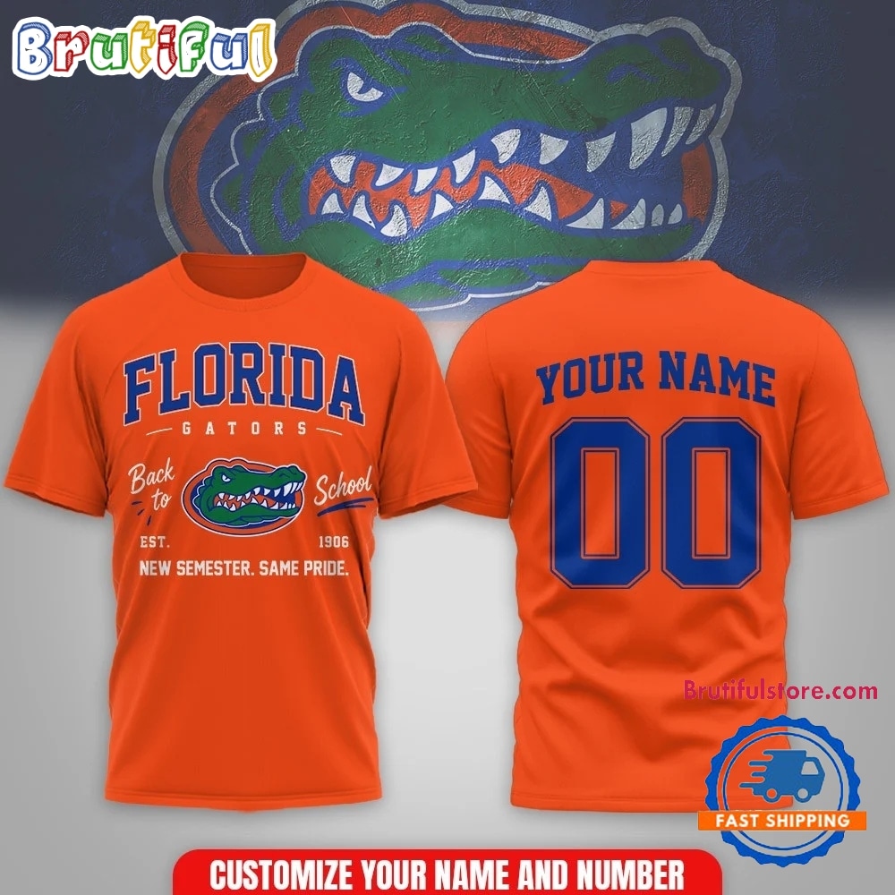 Florida Gators NCAA Campus Pride Back to School 2026 Personalized 3D Shirt Florida Gators NCAA Campus Pride Back to School 2026 Personalized 3D Shirt