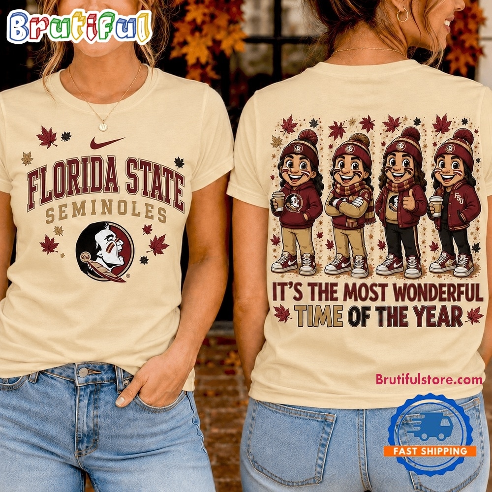 Florida State Seminoles 2026 NCAA Autumn Festive Cheer T Shirt Florida State Seminoles 2026 NCAA Autumn Festive Cheer T Shirt