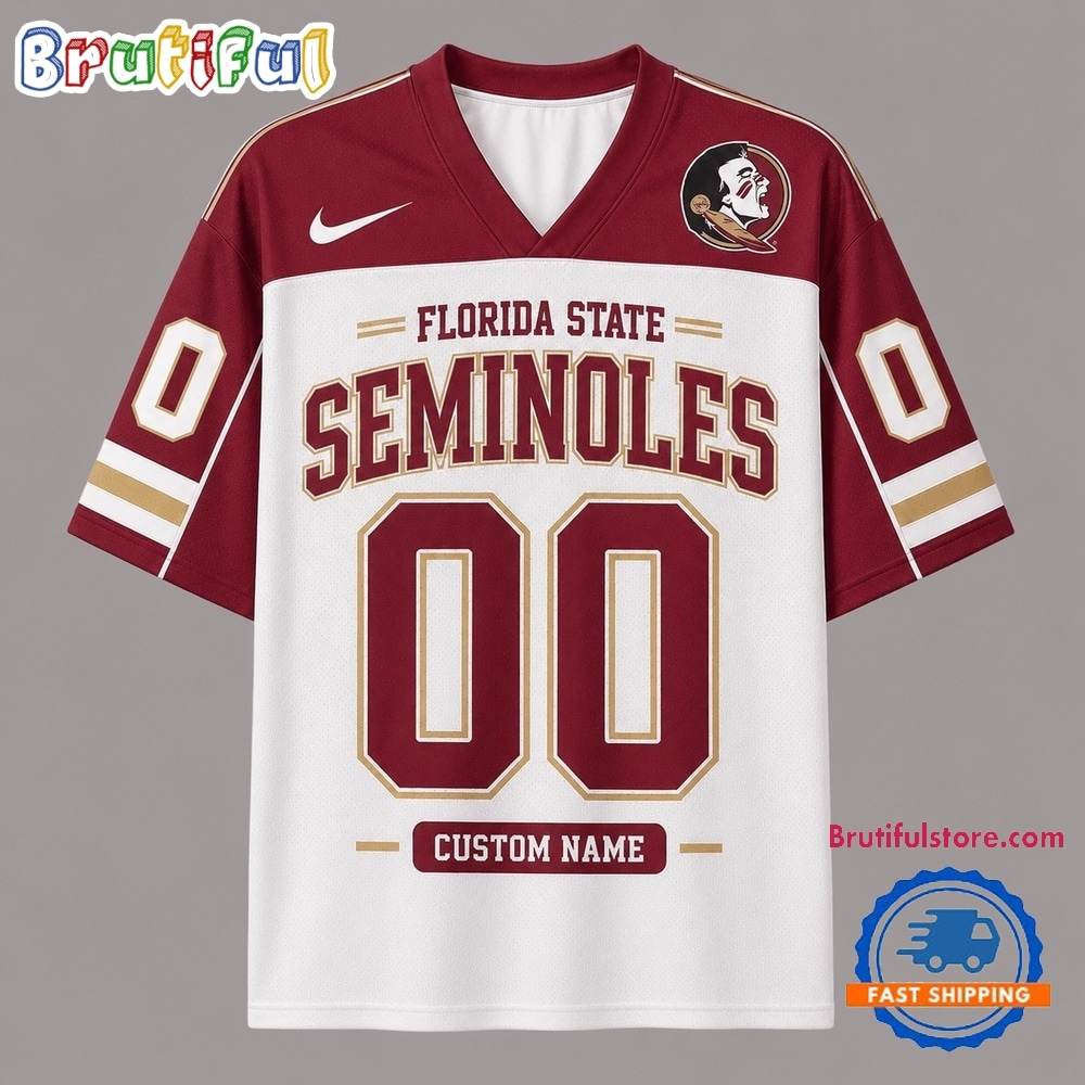 Florida State Seminoles NCAA College Team Pride Personalized Football jersey Florida State Seminoles NCAA College Team Pride Personalized Football jersey