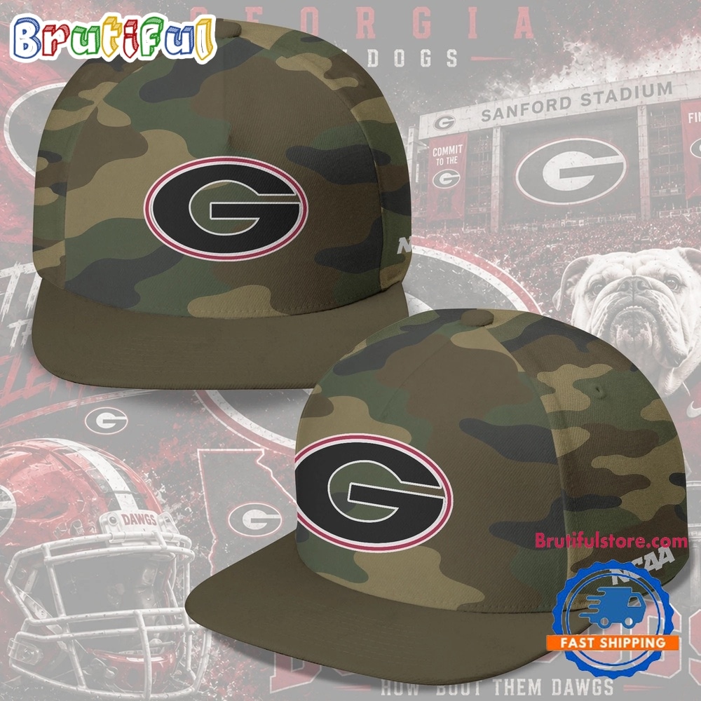 Georgia Bulldogs NCAA Field Ops Camo Snapback Cap Georgia Bulldogs NCAA Field Ops Camo Snapback Cap
