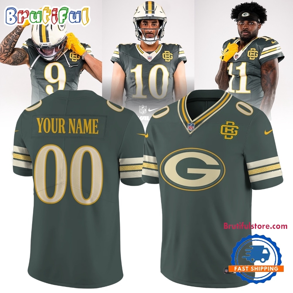 Green Bay Packers NFL Rivalries 2026 Custom Name And Number Football Jersey Green Bay Packers NFL Rivalries 2026 Custom Name And Number Football Jersey