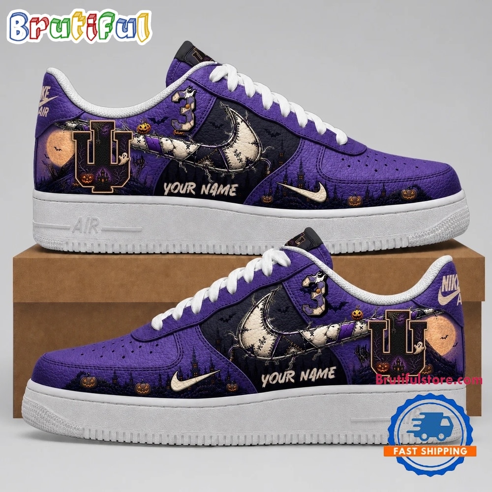 Indiana Hoosiers 2026 NCAA Haunted Moon Halloween Custom Air Force 1 Shoes Sneakers Indiana Hoosiers 2026 NCAA Haunted Moon Halloween Custom Air Force 1 Shoes Sneakers