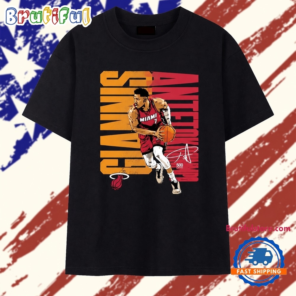 Josh Richardson Miami Heat Signature NBA T Shirt Josh Richardson Miami Heat Signature NBA T Shirt