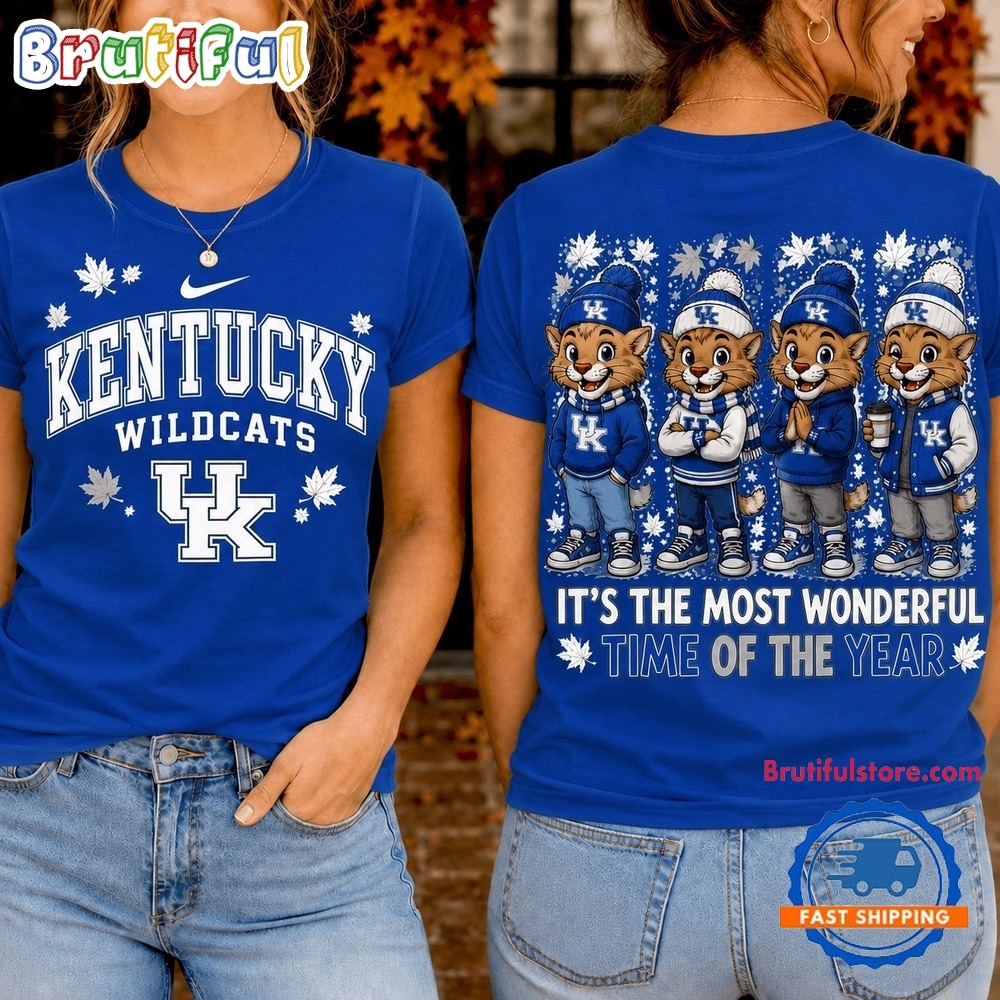 Kentucky Wildcats 2026 NCAA Autumn Festive Cheer T Shirt Kentucky Wildcats 2026 NCAA Autumn Festive Cheer T Shirt
