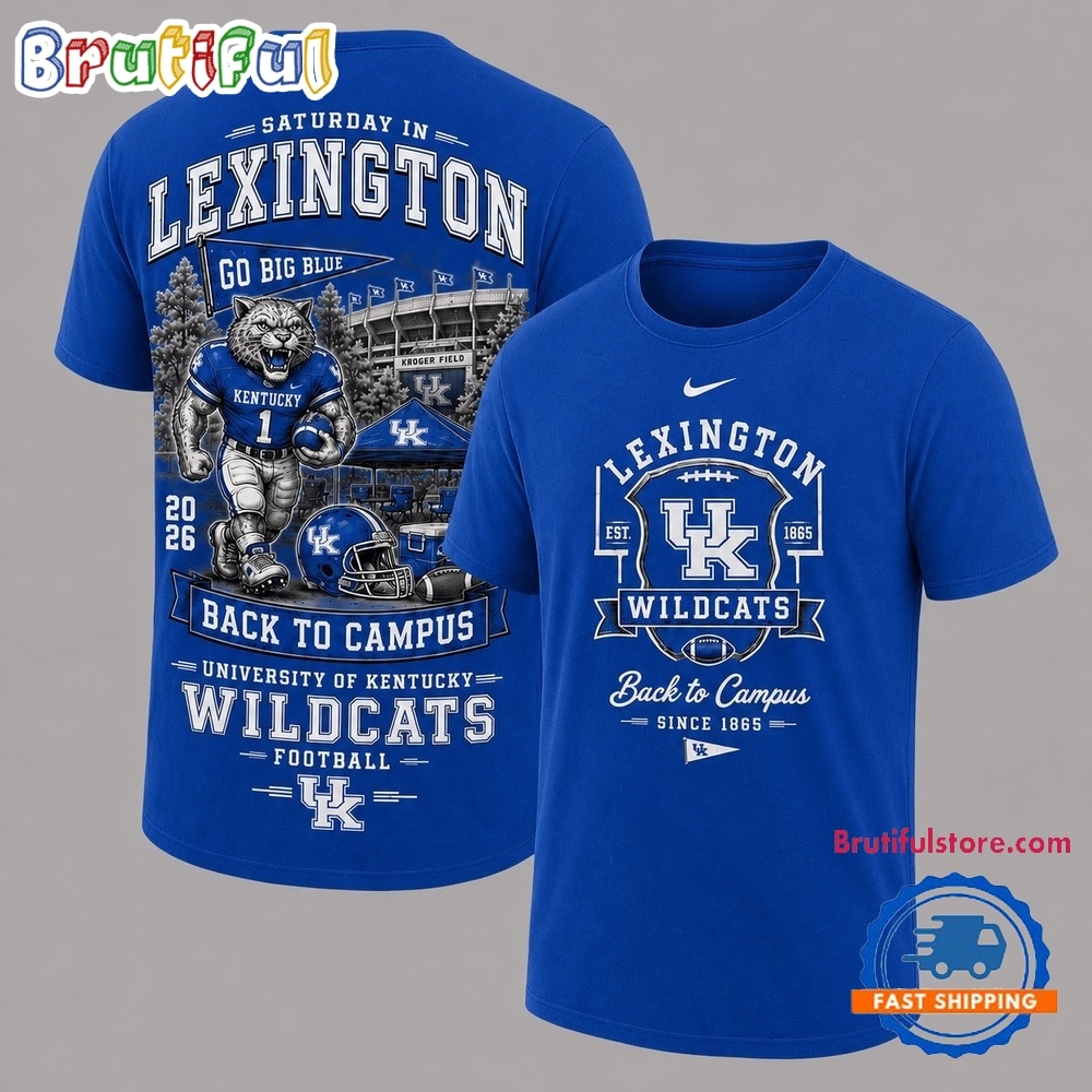 Kentucky Wildcats 2026 NCAA Back To Campus 3D Shirt Kentucky Wildcats 2026 NCAA Back To Campus 3D Shirt