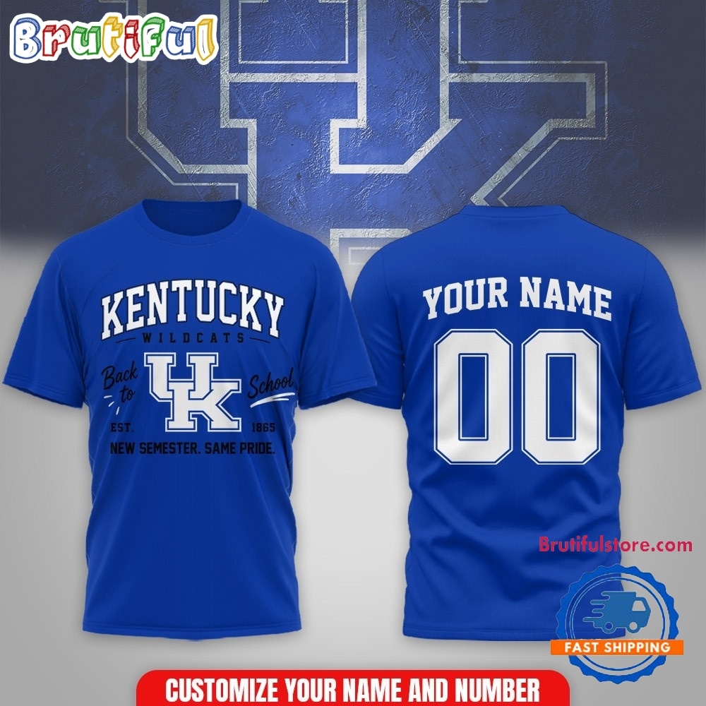 Kentucky Wildcats NCAA Campus Pride Back to School 2026 Personalized 3D Shirt Kentucky Wildcats NCAA Campus Pride Back to School 2026 Personalized 3D Shirt