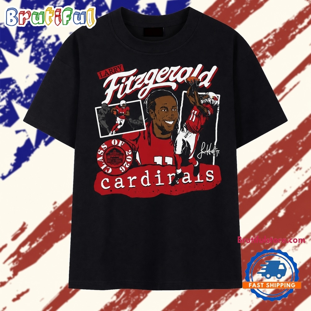 Larry Fitzgerald Cardinals Class of 2026 Homage T Shirt Larry Fitzgerald Cardinals Class of 2026 Homage T Shirt