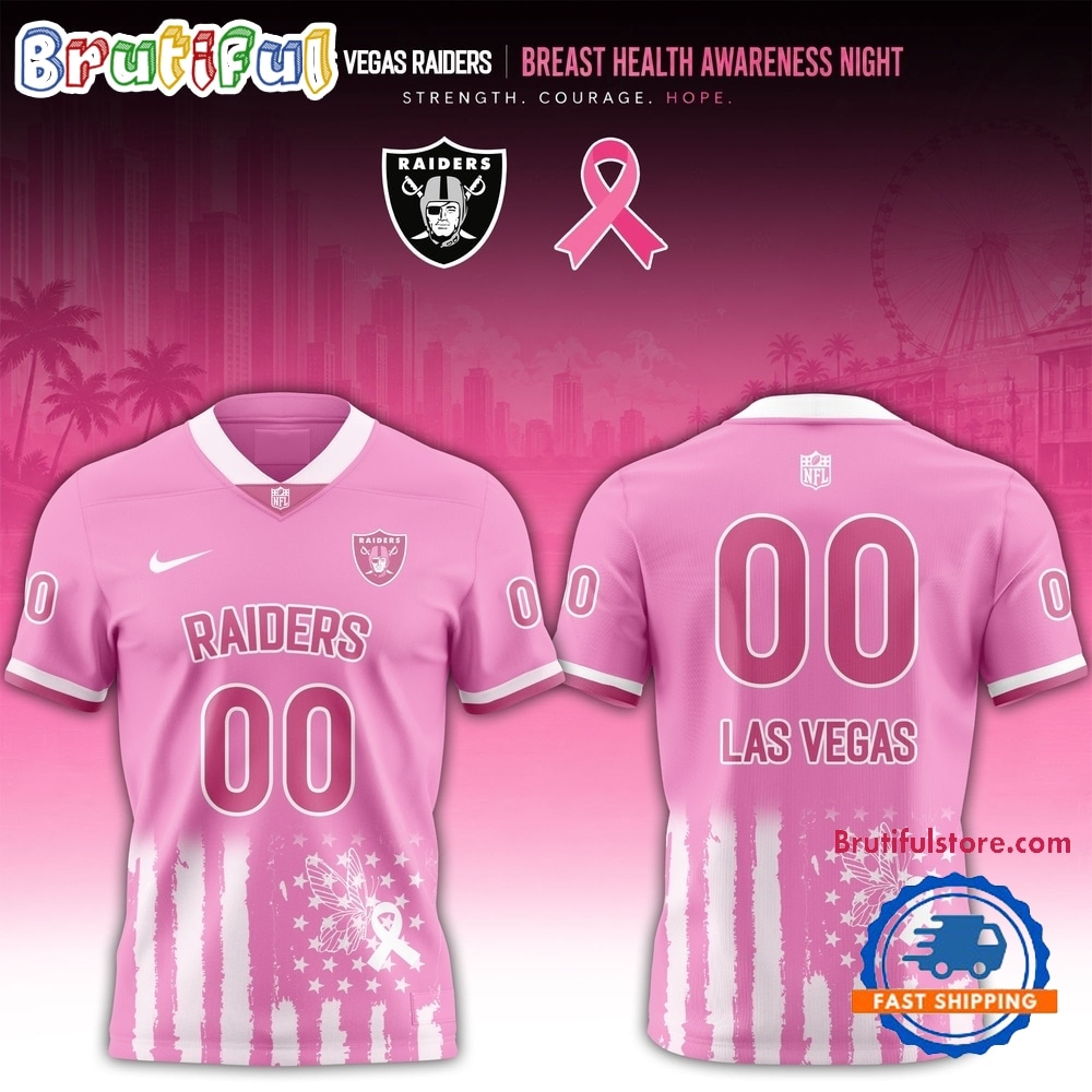 Las Vegas Raiders 2026 x Breast Health Awareness Night Limited Edition Football Jersey Las Vegas Raiders 2026 x Breast Health Awareness Night Limited Edition Football Jersey