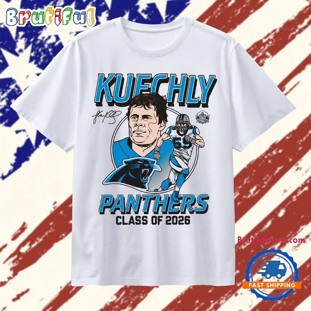 Luke Kuechly Panthers Class of 2026 Homage T Shirt Luke Kuechly Panthers Class of 2026 Homage T Shirt