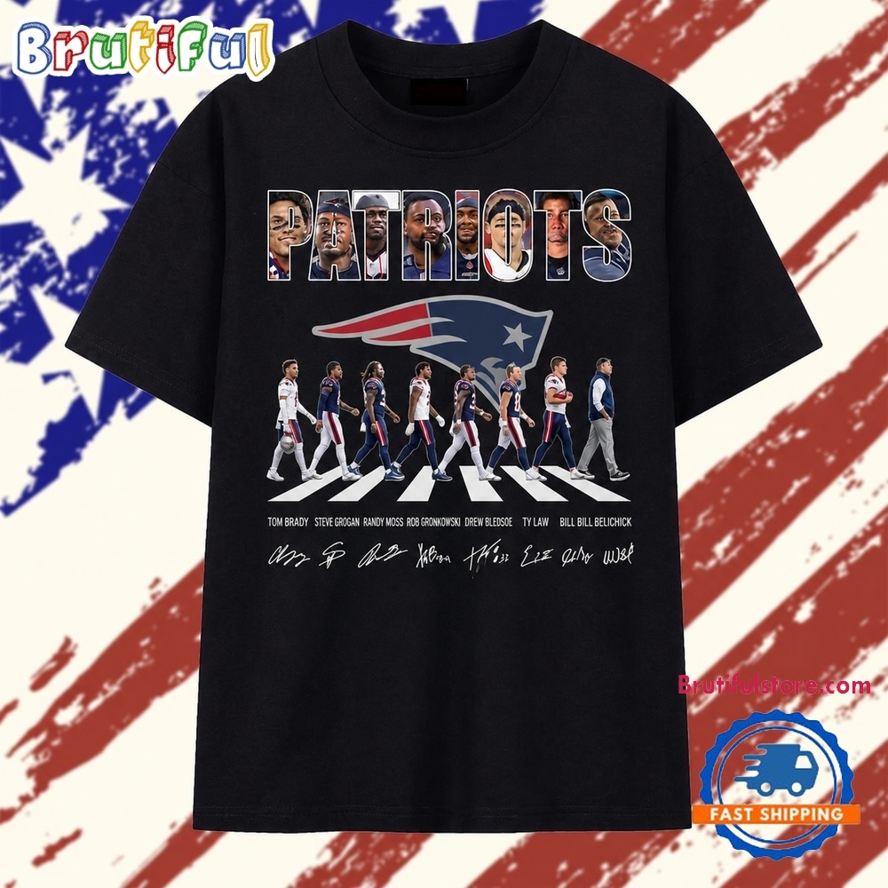 New England Patriots Abbey Road Legends Tom Brady Signatures 2026 T Shirt New England Patriots Abbey Road Legends Tom Brady Signatures 2026 T Shirt