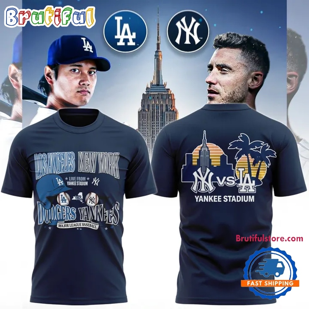 NY Dodgers x New York Yankees 2026 Yankee Stadium 3D Shirt NY Dodgers x New York Yankees 2026 Yankee Stadium 3D Shirt
