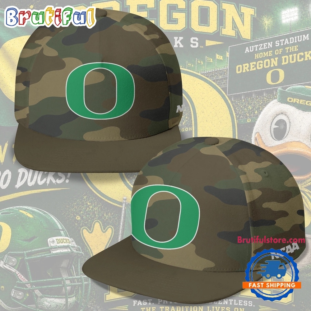 Oregon Ducks NCAA Field Ops Camo Snapback Cap Oregon Ducks NCAA Field Ops Camo Snapback Cap