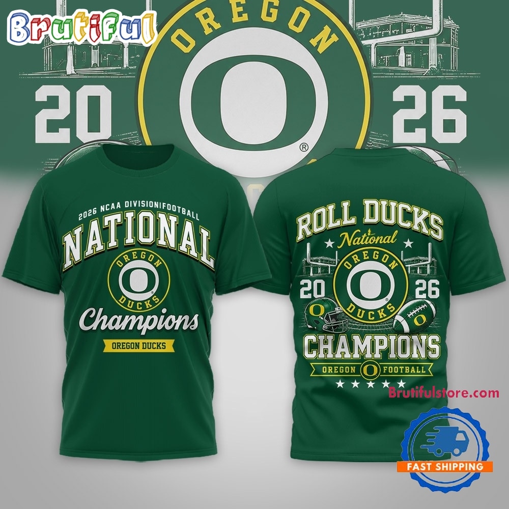 Oregon Ducks NCAA Road to Glory 2026 Football Champions 3D Shirt Oregon Ducks NCAA Road to Glory 2026 Football Champions 3D Shirt