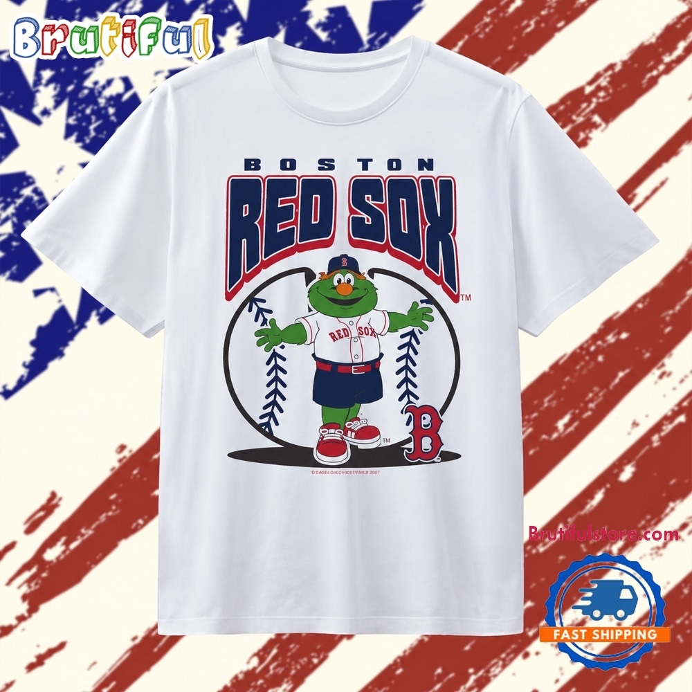 Oscar the Grouch Boston Red Sox Mascot Baseball T Shirt Oscar the Grouch Boston Red Sox Mascot Baseball T Shirt