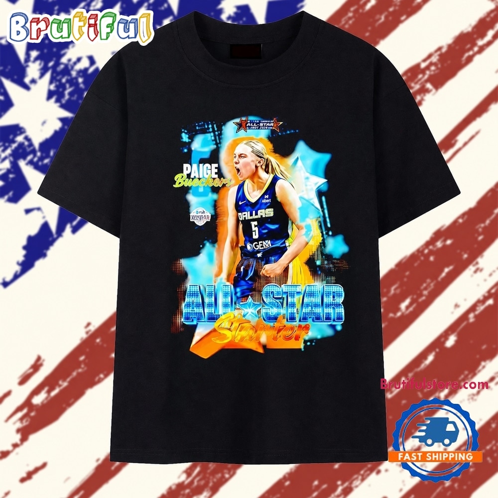 Paige Bueckers Dallas Wings All Star Starter T Shirt Paige Bueckers Dallas Wings All Star Starter T Shirt