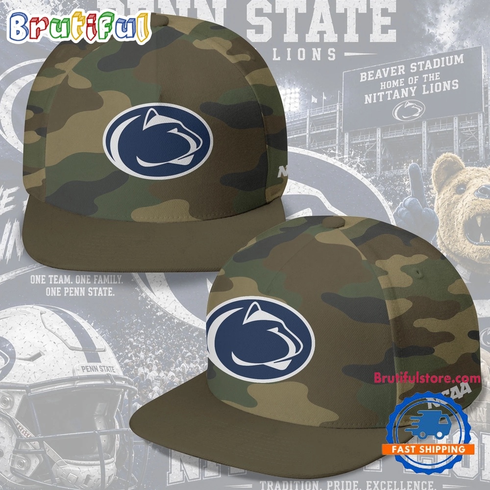 Penn State Nittany Lions NCAA Field Ops Camo Snapback Cap Penn State Nittany Lions NCAA Field Ops Camo Snapback Cap