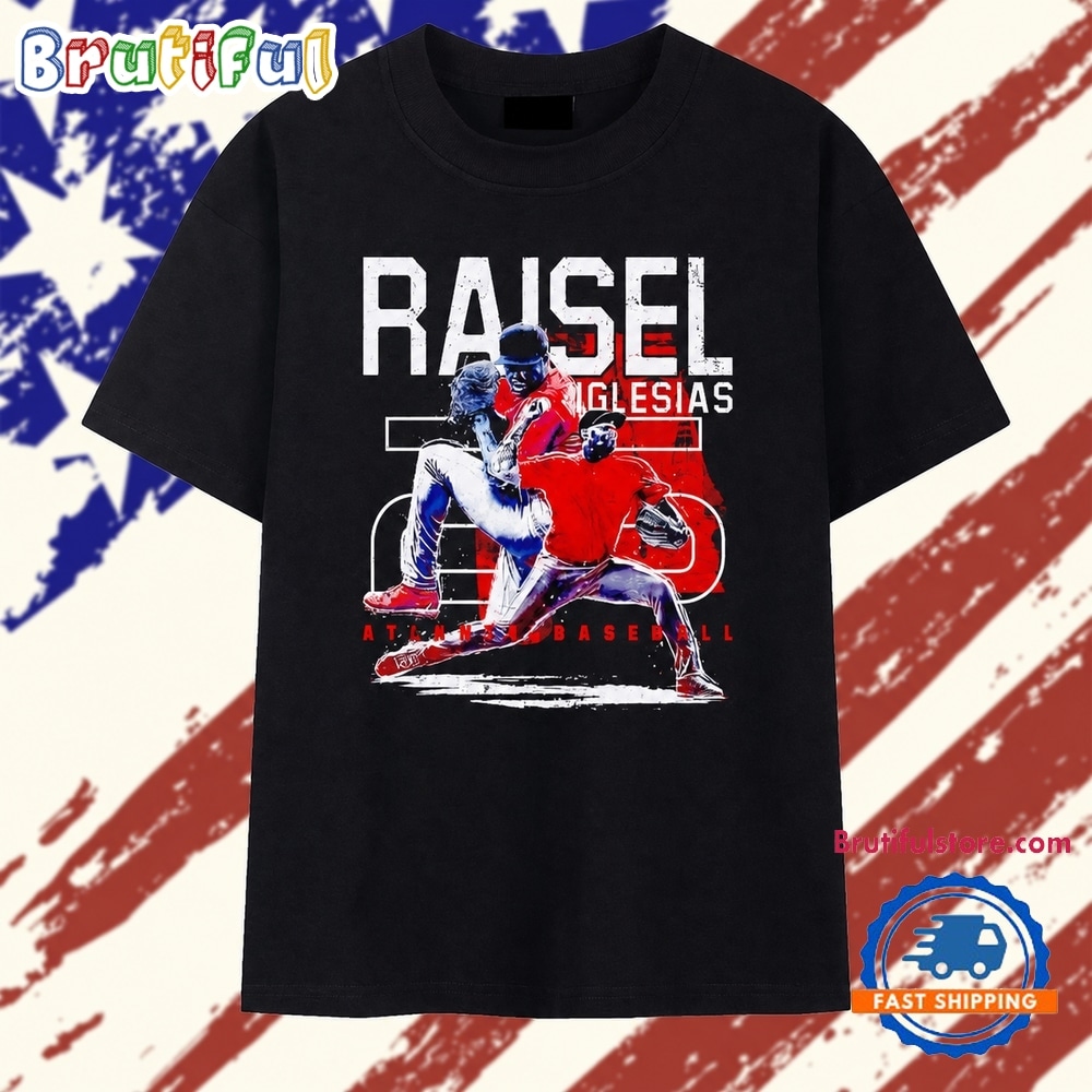 Raisel Iglesias Atlanta Braves baseball distressed T Shirt Raisel Iglesias Atlanta Braves baseball distressed T Shirt