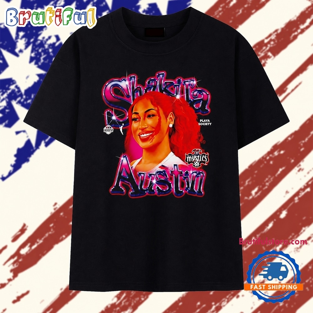Shakira Austin Washington Mystics Playa Society T Shirt Shakira Austin Washington Mystics Playa Society T Shirt