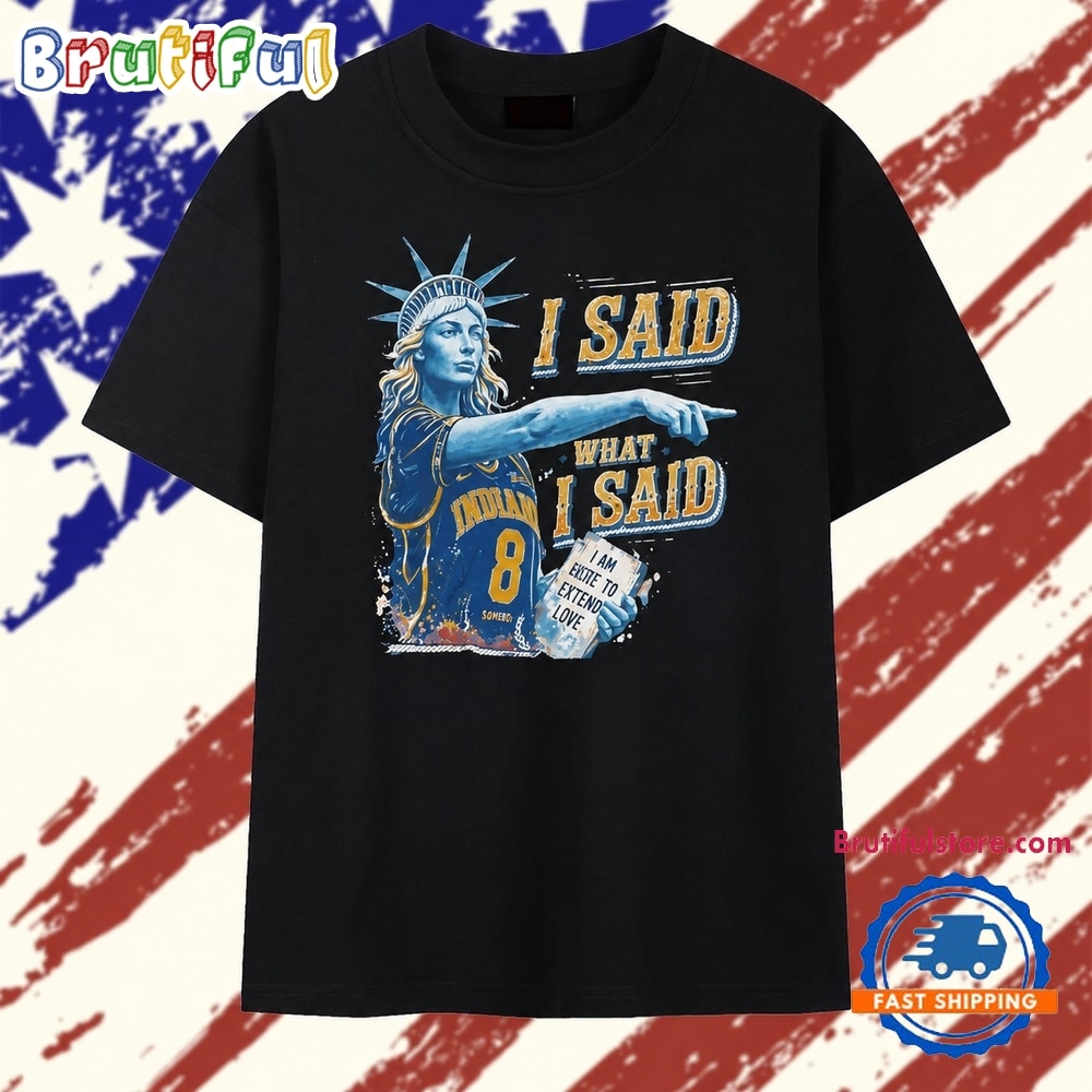 Sophie Cunningham Indiana Fever I said what I said T Shirt Sophie Cunningham Indiana Fever I said what I said T Shirt