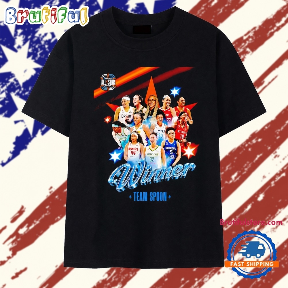 Team Spoon WNBA All Star Chicago winner women’s basketball 2026 T Shirt Team Spoon WNBA All Star Chicago winner women’s basketball 2026 T Shirt