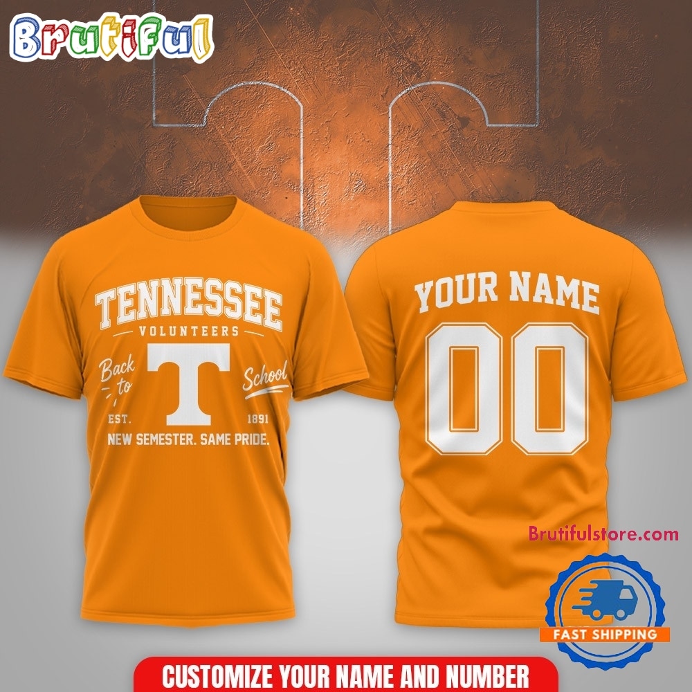 Tennessee Volunteers NCAA Campus Pride Back to School 2026 Personalized 3D Shirt Tennessee Volunteers NCAA Campus Pride Back to School 2026 Personalized 3D Shirt