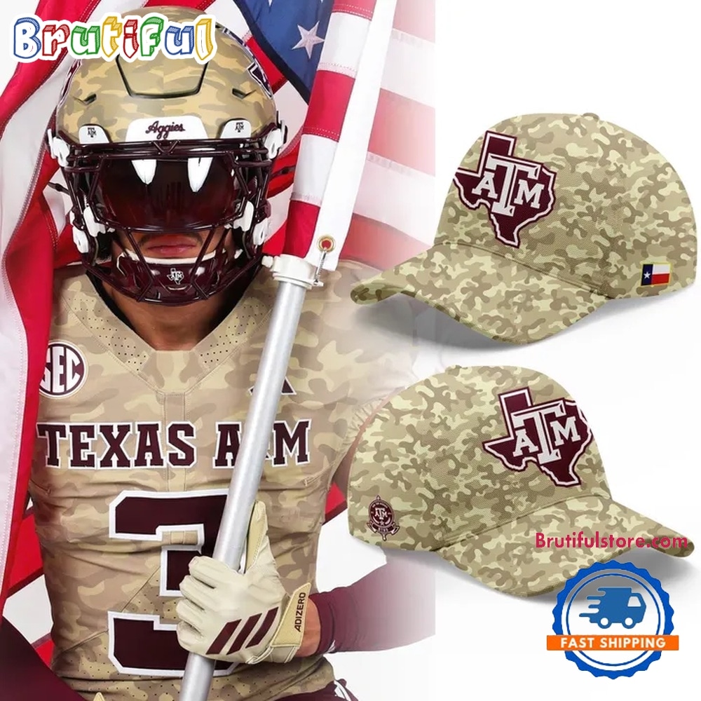 Texas A&M Aggies 2026 Honor & Support Camo Limited Edition Cap Texas A&M Aggies 2026 Honor & Support Camo Limited Edition Cap