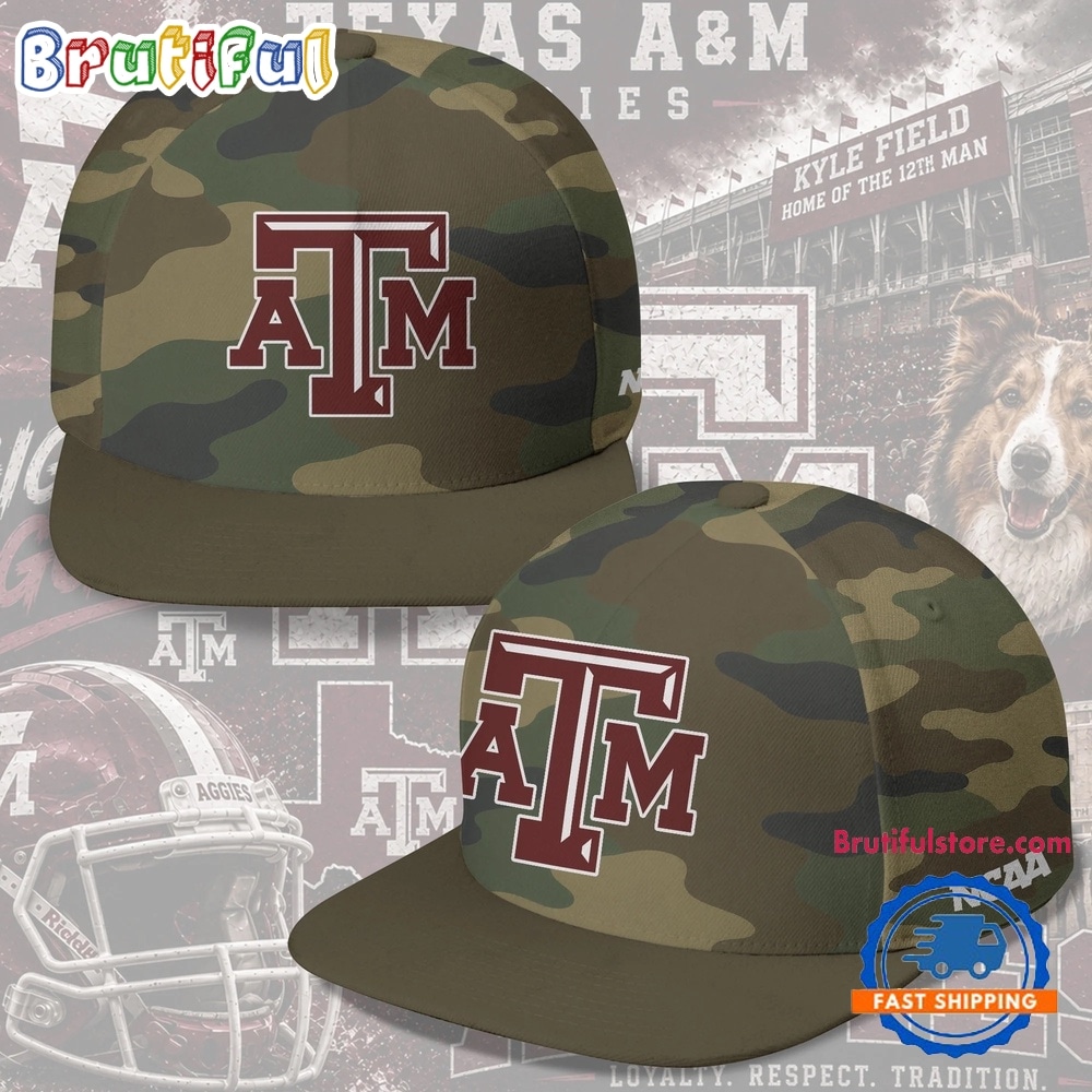 Texas A&m Aggies NCAA Field Ops Camo Snapback Cap Texas A&m Aggies NCAA Field Ops Camo Snapback Cap
